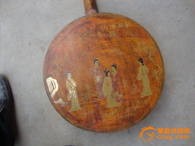 彩绘描金老琵琶_彩绘描金老琵琶价格_彩绘描