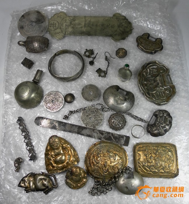 这两年淘的老银器