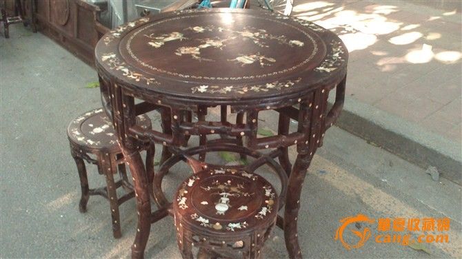 竹节桌螺钿镶嵌_竹节桌螺钿镶嵌价格_竹节桌