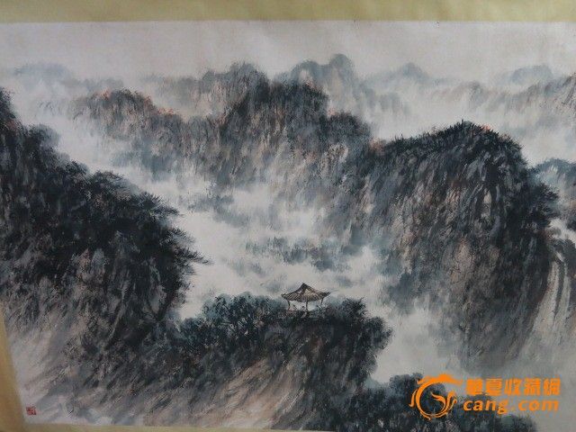 傅抱石作品_傅抱石作品价格_傅抱石作品图片_来自藏友上风上水_杂项_地摊交易_华夏收藏网 cang.com