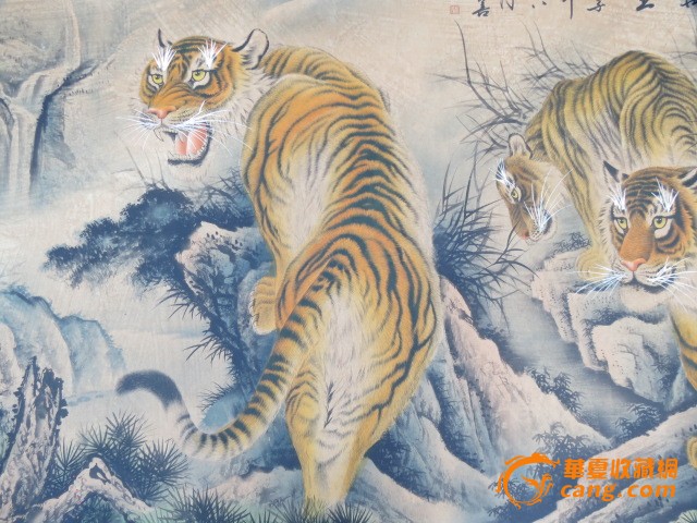 张善孖 虎虎生威 图