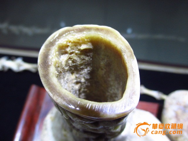 牛骨雕刻摆件