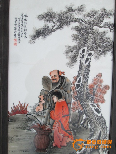 王大凡 八仙 瓷板画