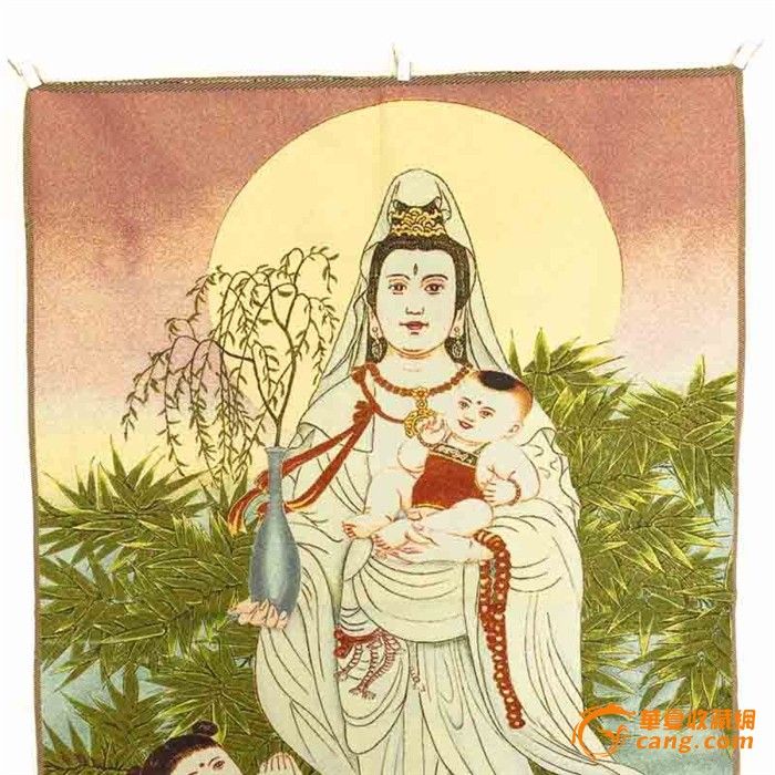 观音_织锦 送子观音价格_织锦 送子观音图片_