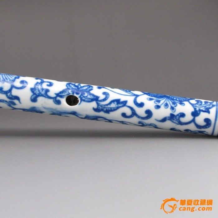 青花瓷乐器 瓷器笛子