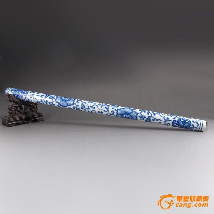 青花瓷乐器 瓷器笛子