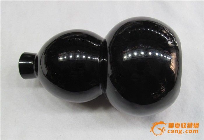 天然黑曜石葫芦_天然黑曜石葫芦价格_天然黑