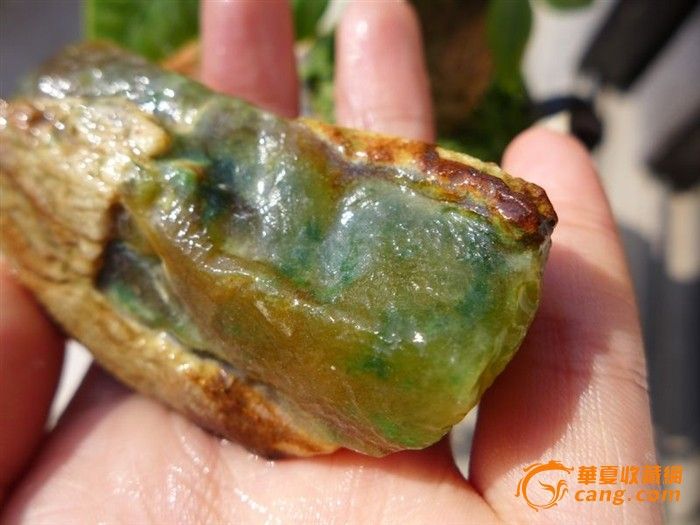 翡翠原石 毛料 赌石 冰糯种油性好 黄加绿 大马坎明料_翡翠原石 毛料 赌石 冰糯种油性好 黄加绿 大马坎明料价格_翡翠原石 毛料 赌石 冰糯种油性好 黄加绿 大马坎明料图片_来自藏友大玉儿格格_玉石_地摊交易_华夏收藏网 cang.com