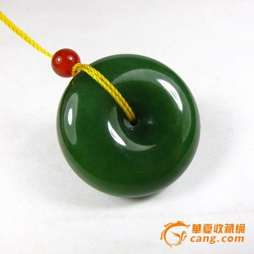 和田玉碧玉平安扣_和田玉碧玉平安扣价格_和田玉碧玉平安扣图片_来自藏友万象更新888_玉石_地摊交易_华夏收藏网 cang.com