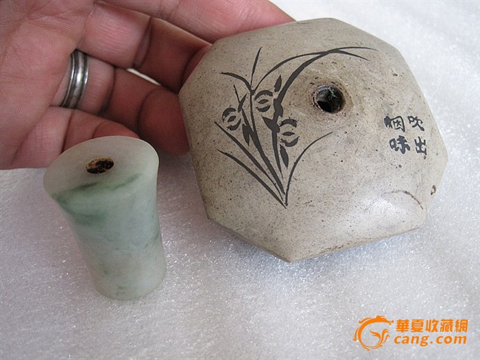 清末民初云南建水紫陶鸦片烟斗大烟具(2)
