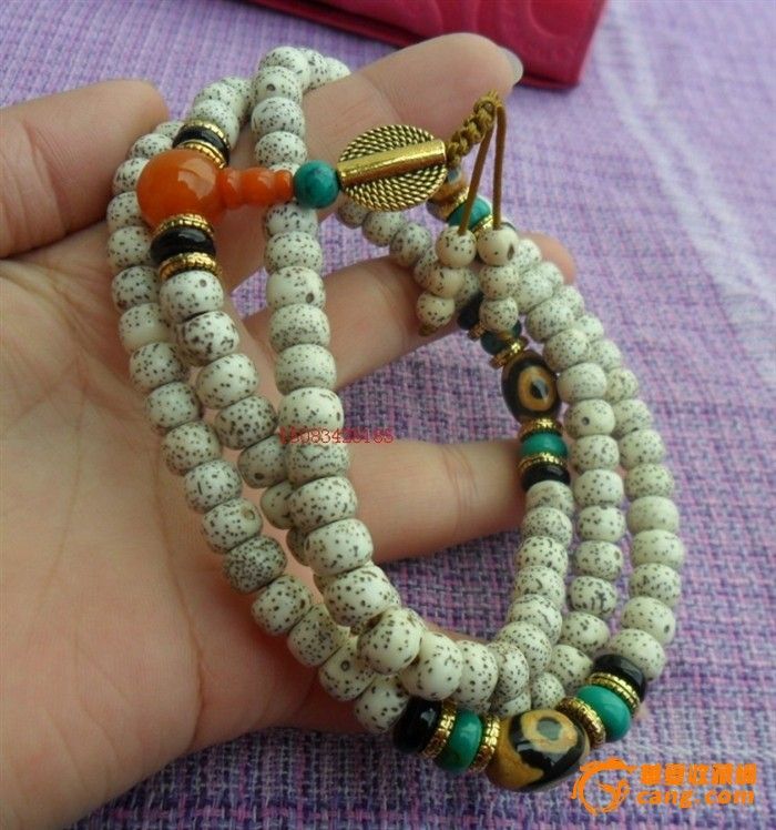 星月菩提带天珠珠男士女士手链108颗_星月菩