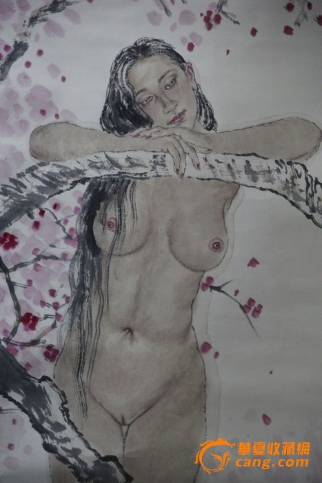 何家英<em>落体女人</em>_何家英<em>落体女人</em>价格_何家英