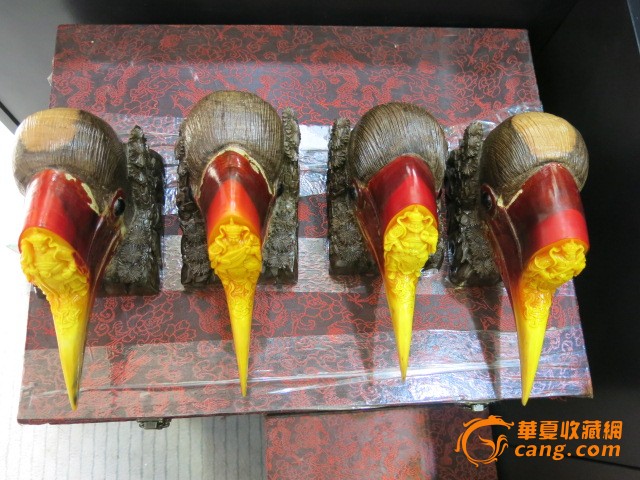 盔犀*骨四大天王雕工