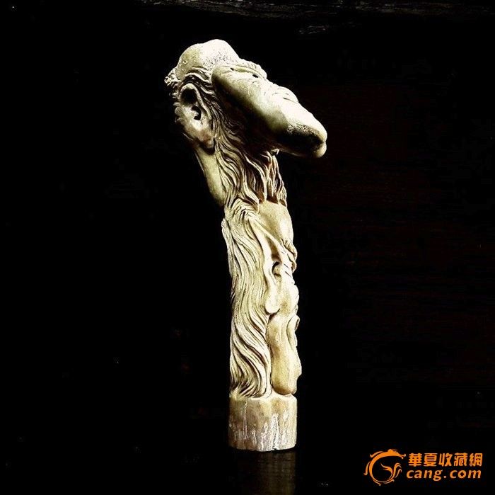 珍稀材质!天然LR大师精雕佛家三戒!贪嗔痴!_珍