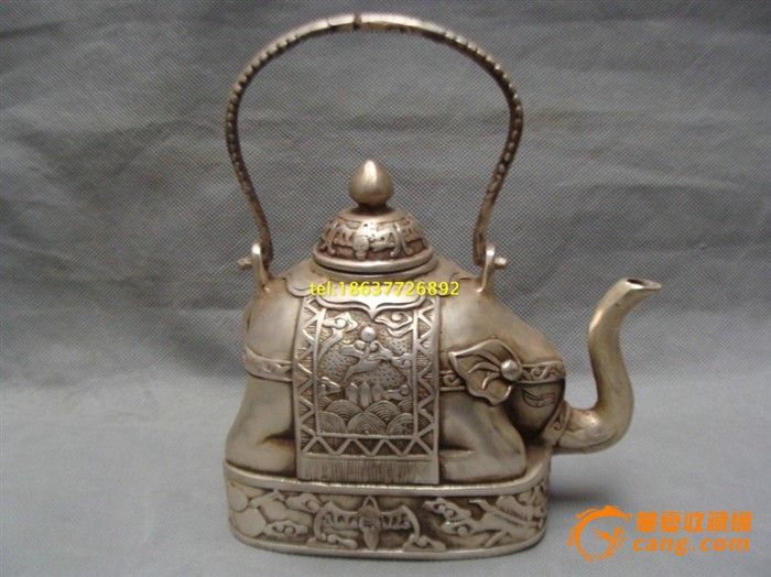 白铜 象壶 包罗万象_白铜 象壶 包罗万象价格_