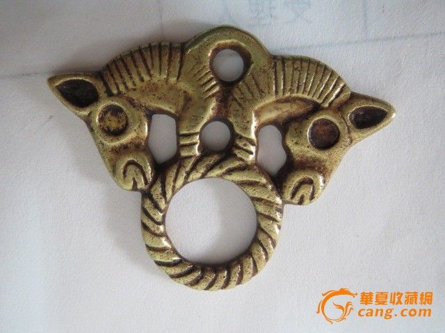 契丹双头马金挂件_契丹双头马金挂件价格_契
