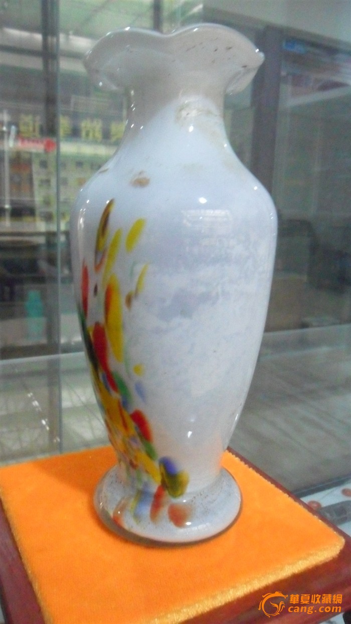 老玻璃花瓶_老玻璃花瓶价格_老玻璃花瓶图片