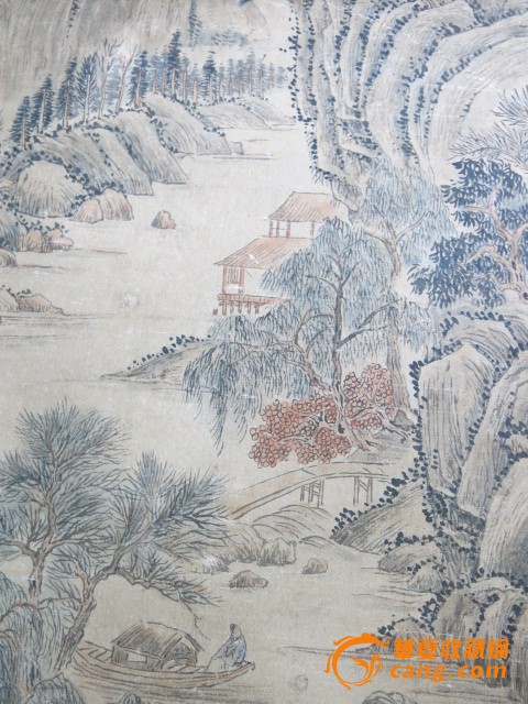 明 刘钰作品,山水人物风景画