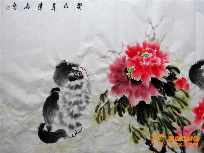 猫王 璞石作品 四尺S01_猫王 璞石作品 四尺S01价格_猫王 璞石作品 四尺S01图片_来自藏友静宝斋_字画_地摊交易_华夏收藏网 cang.com