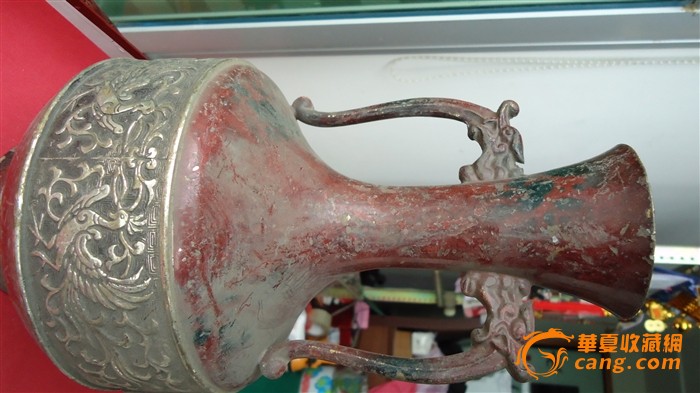 民间收来的老铜器花瓶,古董,包7天无理由退货