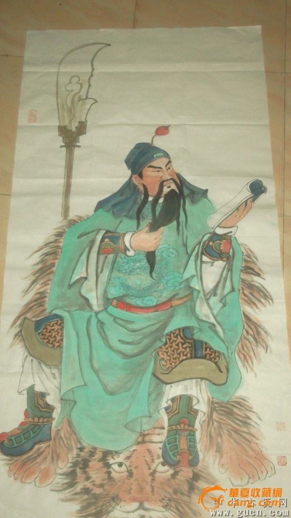 关公画像,尺寸大,包水平高,不是纯手工画退款不退货_关公画像,尺寸大,包水平高,不是纯手工画退款不退货价格_关公画像,尺寸大,包水平高,不是纯手工画退款不退货图片_来自藏友售出的已经标明_字画_地摊交易_华夏收藏网 cang.com