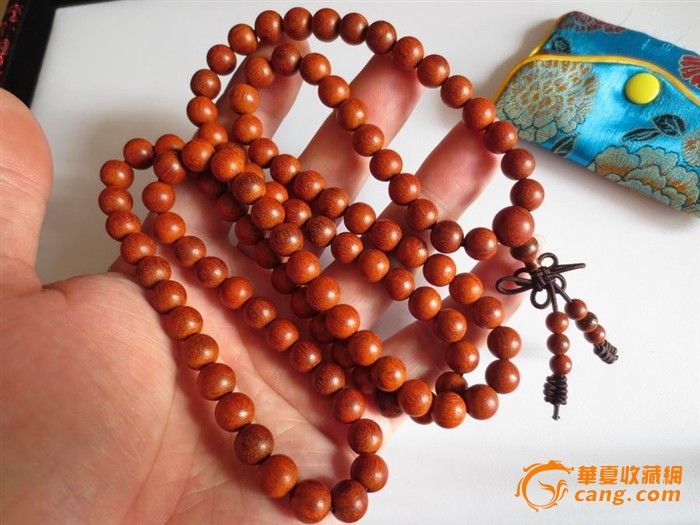 小叶紫檀同料顺纹8mm佛珠手串_小叶紫檀同料