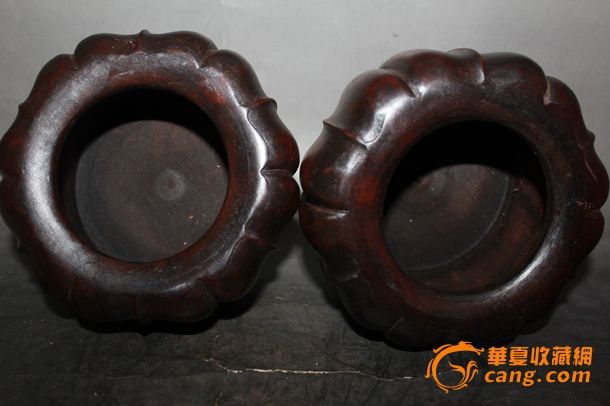收来的老木头象棋罐一对_收来的老木头象棋罐
