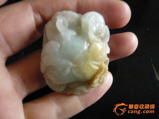 老坑黄皮翡翠a挂坠