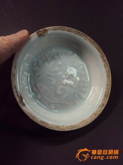 影青芒口印花笔洗_影青芒口印花笔洗价格_影