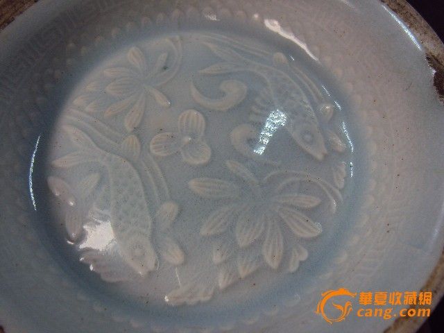 影青芒口印花笔洗_影青芒口印花笔洗价格_影