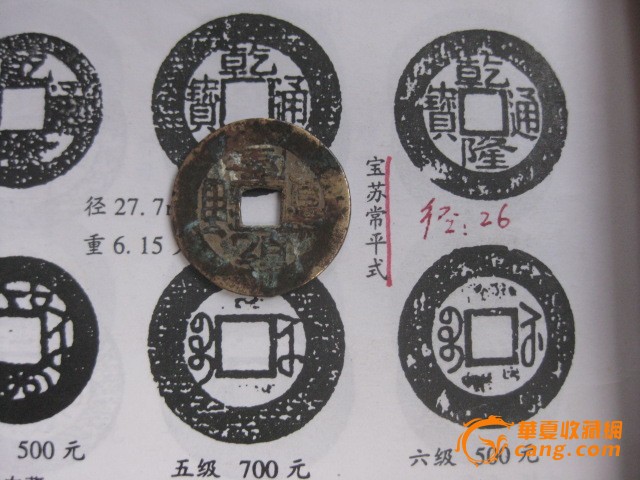 乾隆通宝,宝苏常平式,六级,六折出售