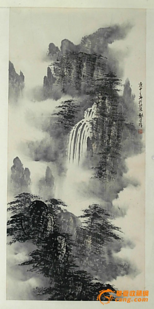 郭传璋 精品山水立轴 所见最精!