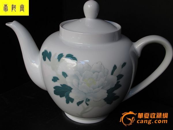 特大精品醴陵红官窑收藏级异形美壶_特大精品