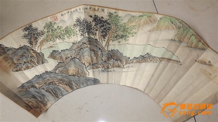 老画扇子面风景画_老画扇子面风景画价格_老