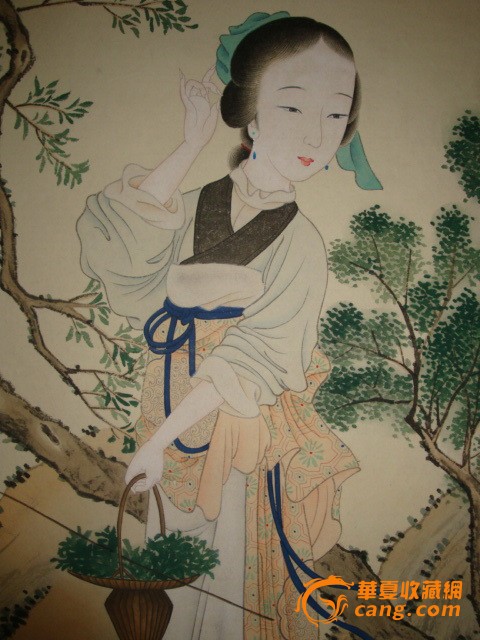 立轴-改琦-仕女