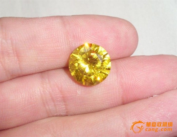 裸钻 大克拉黄钻石一颗_裸钻 大克拉黄钻石一