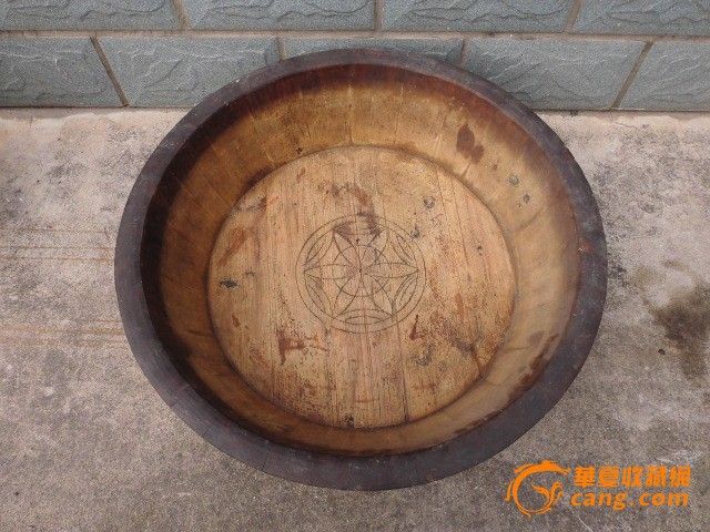 木大盆==大，品相好，黄亮_木大盆==大，品相好，黄亮价格_木大盆==大，品相好，黄亮图片_来自藏友qq357432216_木器_地摊交易_华夏收藏网 cang.com