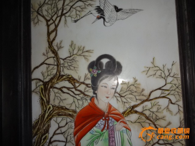 四大美女瓷版画