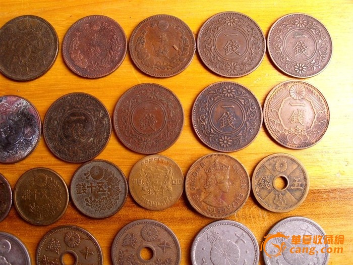 小小小日本币46枚不重复._小小小日本币46枚