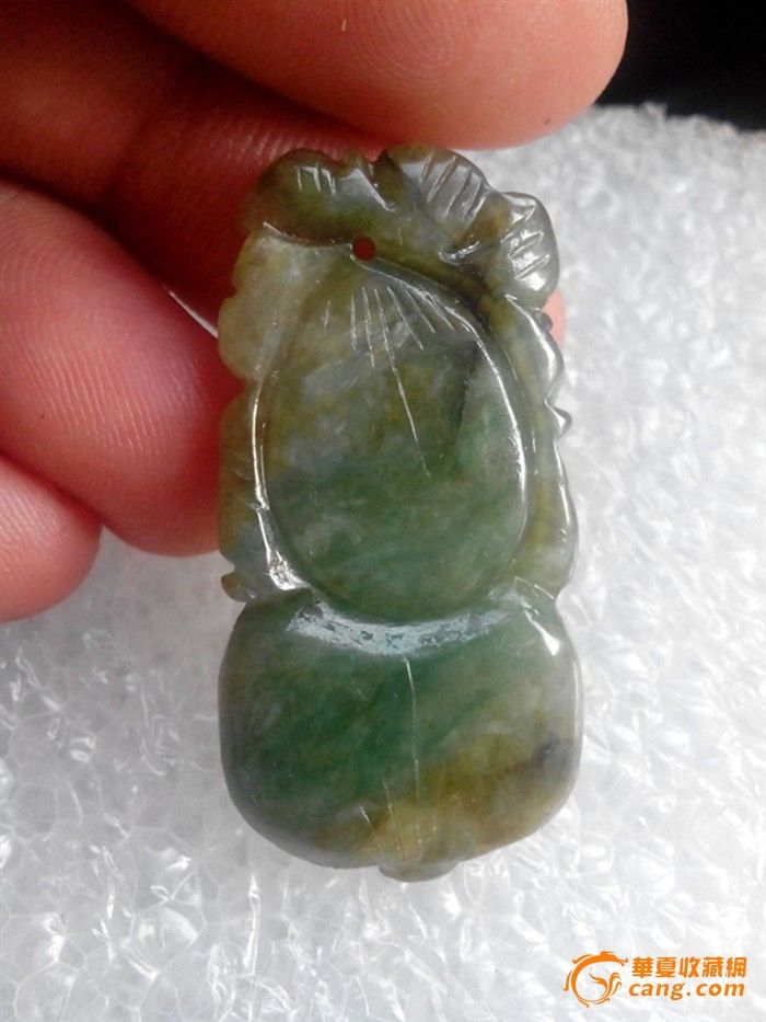 清代末期翡翠福禄挂件_清代末期翡翠福禄挂件