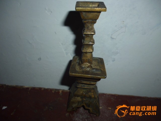 民国铜烛台