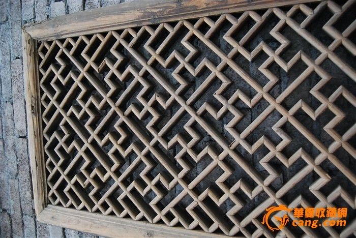 低价出:明式万字格窗,全品