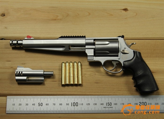 史密斯威森m500左轮枪模型 全金属可拆卸 最大号手枪模型