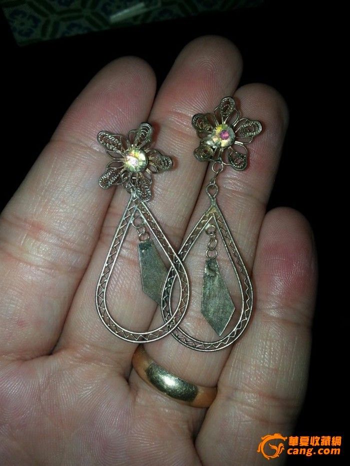 狼与兄弟纯银耳坠_纯银耳坠收入(2)