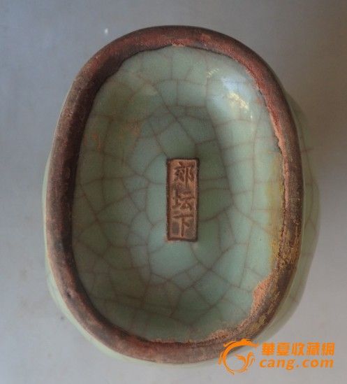 哥窑贯耳瓶_哥窑贯耳瓶价格_哥窑贯耳瓶图片_来自藏友清花斋_杂项_地摊交易_华夏收藏网 cang.com