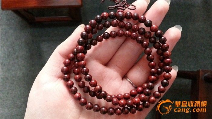 印度小叶紫檀手串_印度小叶紫檀手串价格_印度小叶紫檀手串图片_来自藏友庄周之燕_木器_地摊交易_华夏收藏网 cang.com