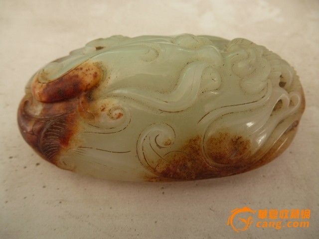 高古玉貔貅把件_高古玉貔貅把件价格_高古玉貔貅把件图片_来自藏友有佛在心_玉石_地摊交易_华夏收藏网 cang.com