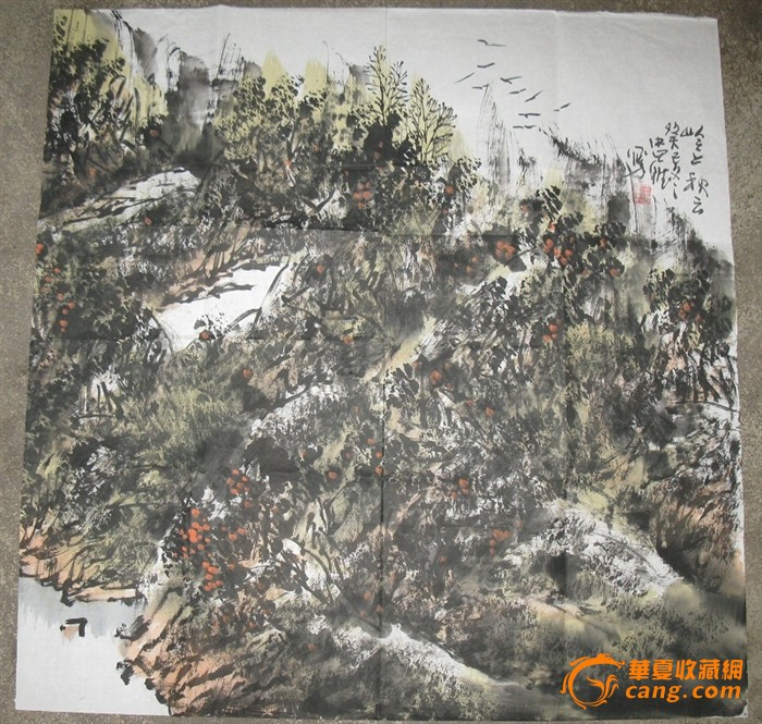 中国美术家江山行画家组主持画家-王忠雁山水画 静居  信誉:1355  500