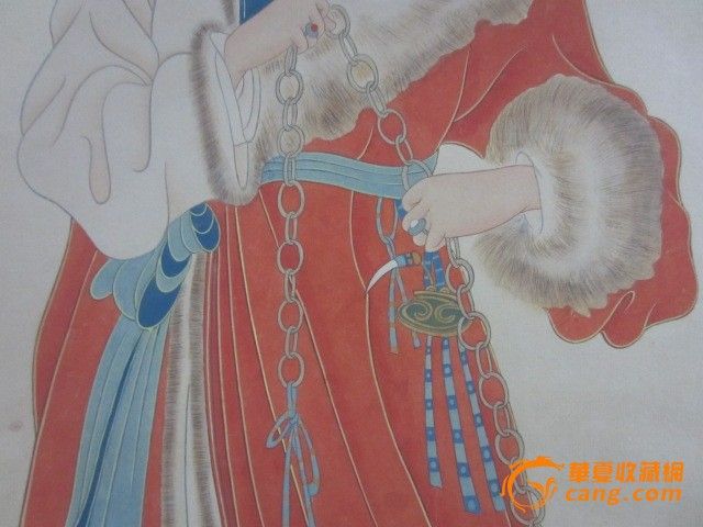 张大千<em>侍女</em>_张大千<em>侍女</em>价格_张大千<em>侍女</em>图片