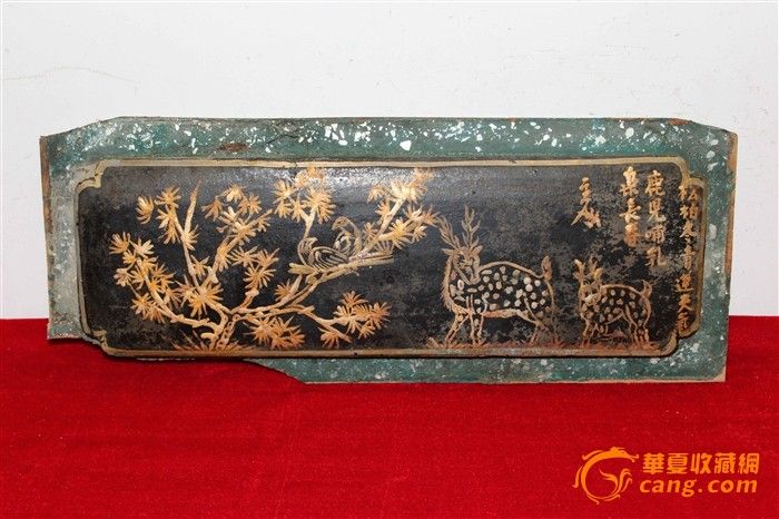 清代描金花鸟动物诗399元_清代描金花鸟动物